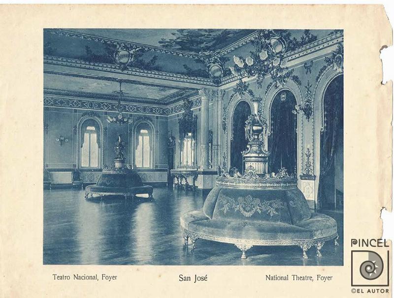 Teatro Nacional Foyer por Gómez Miralles, Manuel. Documental. Patrimonio Arquitectónico. Teatro Nacional