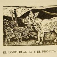 El lobo blanco y profeta Moisés por Amighetti, Francisco