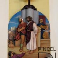 Vía Crucis primera estación. Jesús es condenado a muerte por Argüello, Wenceslao