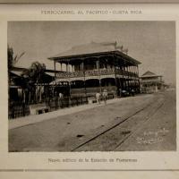 Ferrocarril al Pacífico. Nuevo edificio de la Estación de Puntarenas por Baixench, Pablo