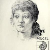 Retrato de joven mujer por Bolandi, Dinorah