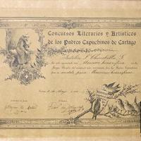 Mención Honorífica en los juegos florales del año 1924 por Chinchilla, Antolín