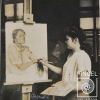 Cecilia Fonseca pintando a Tinita por Fonseca Boraschi, Cecilia
