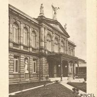 Teatro Nacional, Fachada por Gómez Miralles, Manuel. Documental. Patrimonio Arquitectónico. Teatro Nacional