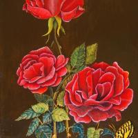 Sin título. Rosas por González Alvarado, Mario