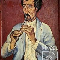 Flautista por González, Manuel de la Cruz