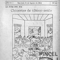 Ilustración para el Diario La Bohemia. Chinerías de último estilo por Hine, Enrique (ManoLito)