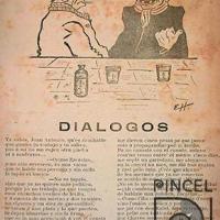 Ilustración para el Almanaque ilustrado El cometa. Quejas políticas por Hine, Enrique (ManoLito)