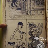 Dibujos en revista El Cometa. Tipos del día por Hine, Enrique (ManoLito)