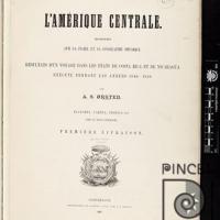 L' Amérique Centrale. Publicación científica por Oersted u Orsted (extranjero)