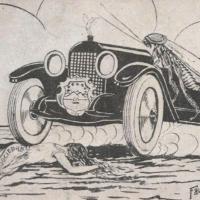 Caricatura Diario de C.R  1924 por Pacheco, Fausto