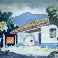 Casa y horno de pan por Pacheco, Fausto
