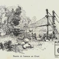 Puente de hamaca en Orosí por Paéz, Ramón (extranjero). Documental