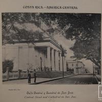 Calle Central y Catedral de San José por Paynter Brothers. Calderón, Próspero