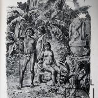 Grupo de indios Guatusos  para libro Revista de Costa Rica S. XIX por Povedano, Tomás
