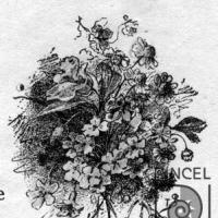 Ilustración XXXIII (flores), del Silabario Castellano Porfirio Brenes Castro por Povedano, Tomás