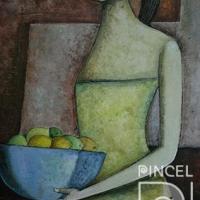 Mujer con limones por Ranucci, Lucio