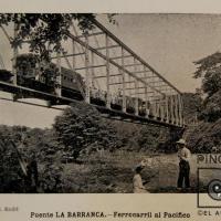 Puente La Barranca. Ferrocarril al Pacífico por Rudd, Harrison Nathaniel