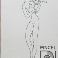 Mujer desnuda con violín por Sánchez, Juan Manuel