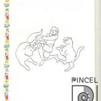 Pinocho jugando con animales por Sánchez, Juan Manuel