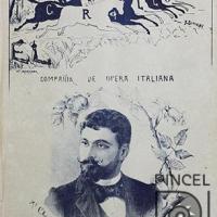 Ma Augusto Azzali. Compañia de Ópera italiana por Simiani, Francisco