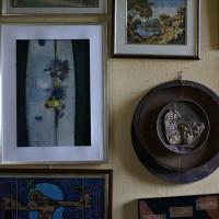Fotografía de cuadros de Zulay Soto en su casa por Soto, Zulay