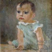 Retrato de Emilia (su hija) por Span, Emil