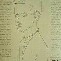 Retrato de Francisco Amighetti en publicación del Repertorio Américano por Vanston, Doreen (Dairine en Irlanda)