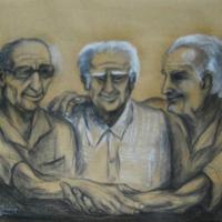 Tres amigos por Zeledón Guzmán, Néstor