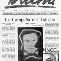 Artículo del periódico Brecha donde aparece obra de Zeledón por Zeledón, Marco Tulio