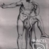 Desnudo de joven con tela por Zeller, Maruja. Escuela Nacional de Bellas Artes