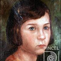 Retrato de niña por Zúñiga, Francisco